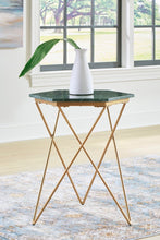 Load image into Gallery viewer, Engelton Green/Gold Accent Table  A4000526