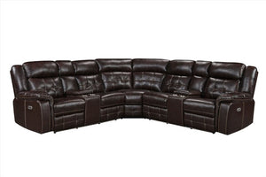 Amazon Brown POWER/LED Reclining Sectional 2025