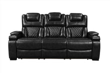 Load image into Gallery viewer, Woodland Black POWER/LED 3pc Reclining Set