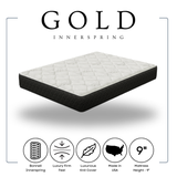 Load image into Gallery viewer, Gold 9 inch Queen Mattress Inner Spring