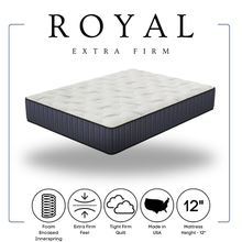 Load image into Gallery viewer, ROYAL COMFORT FIRM 12&quot; HYBRID King Mattress