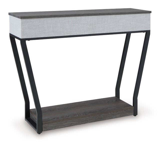 Sethlen Gray/Black Console Table A4000640