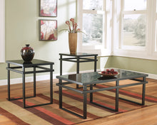 Load image into Gallery viewer, Laney Black 3pc Table Set T180