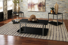 Load image into Gallery viewer, Rollynx Black 3pc Coffee Table Set T326