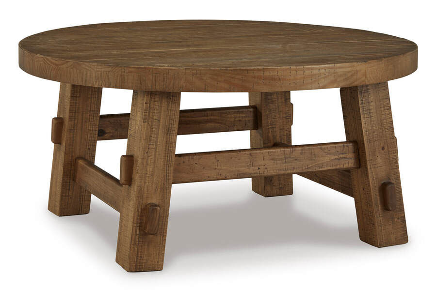 Mackifeld Warm Brown Coffee Table T724