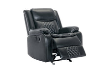 Load image into Gallery viewer, Weston Black 3pc Reclining Set
