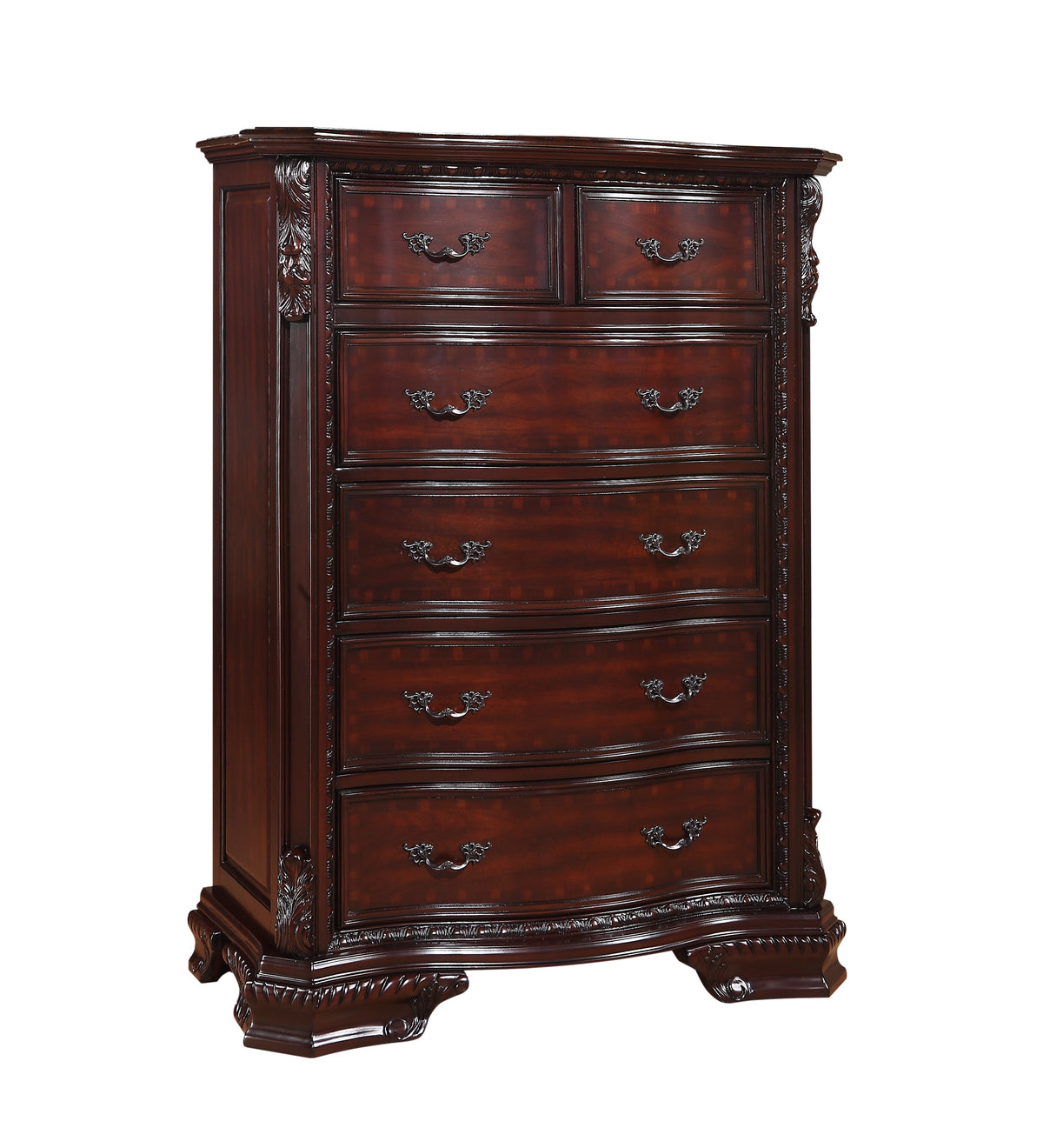Sheffield Rich Brown Upholstered Panel Bedroom Set | B1100 - Harwin Furniture
