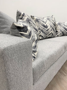 Monroe Grey Fabric Sofa and Loveseat 110