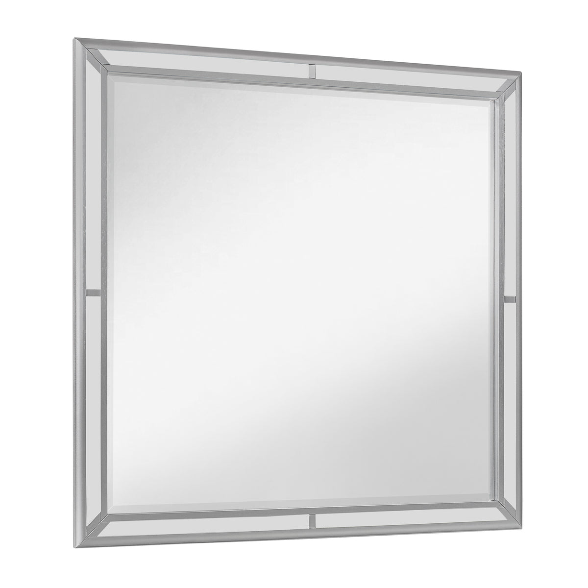 Aveline Silver LED Upholstered Panel Bedroom Set 1428
