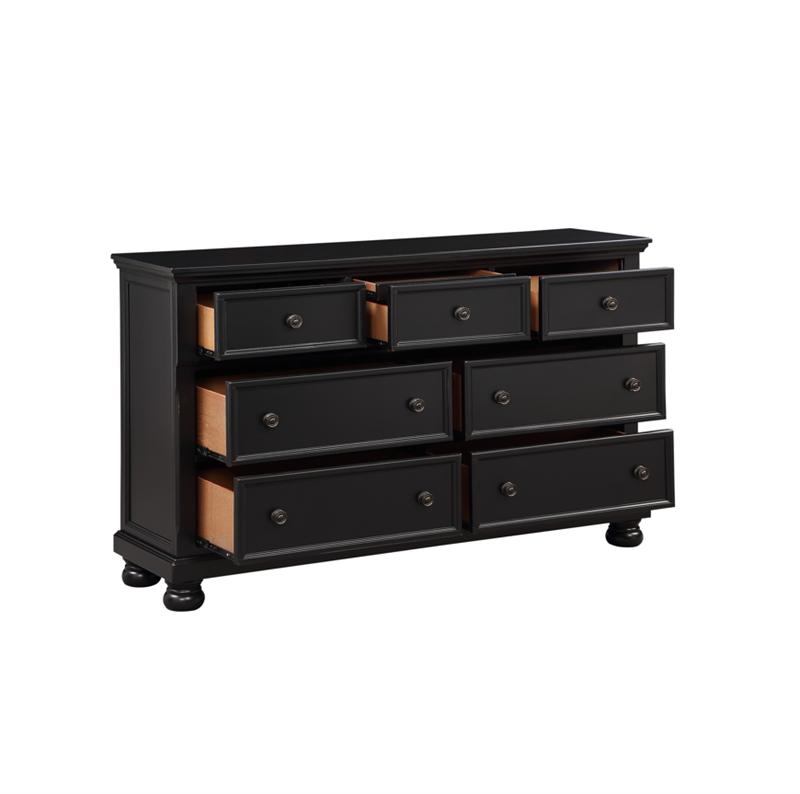 Laurelin Black Storage Bedroom Set 1714 - Harwin Furniture