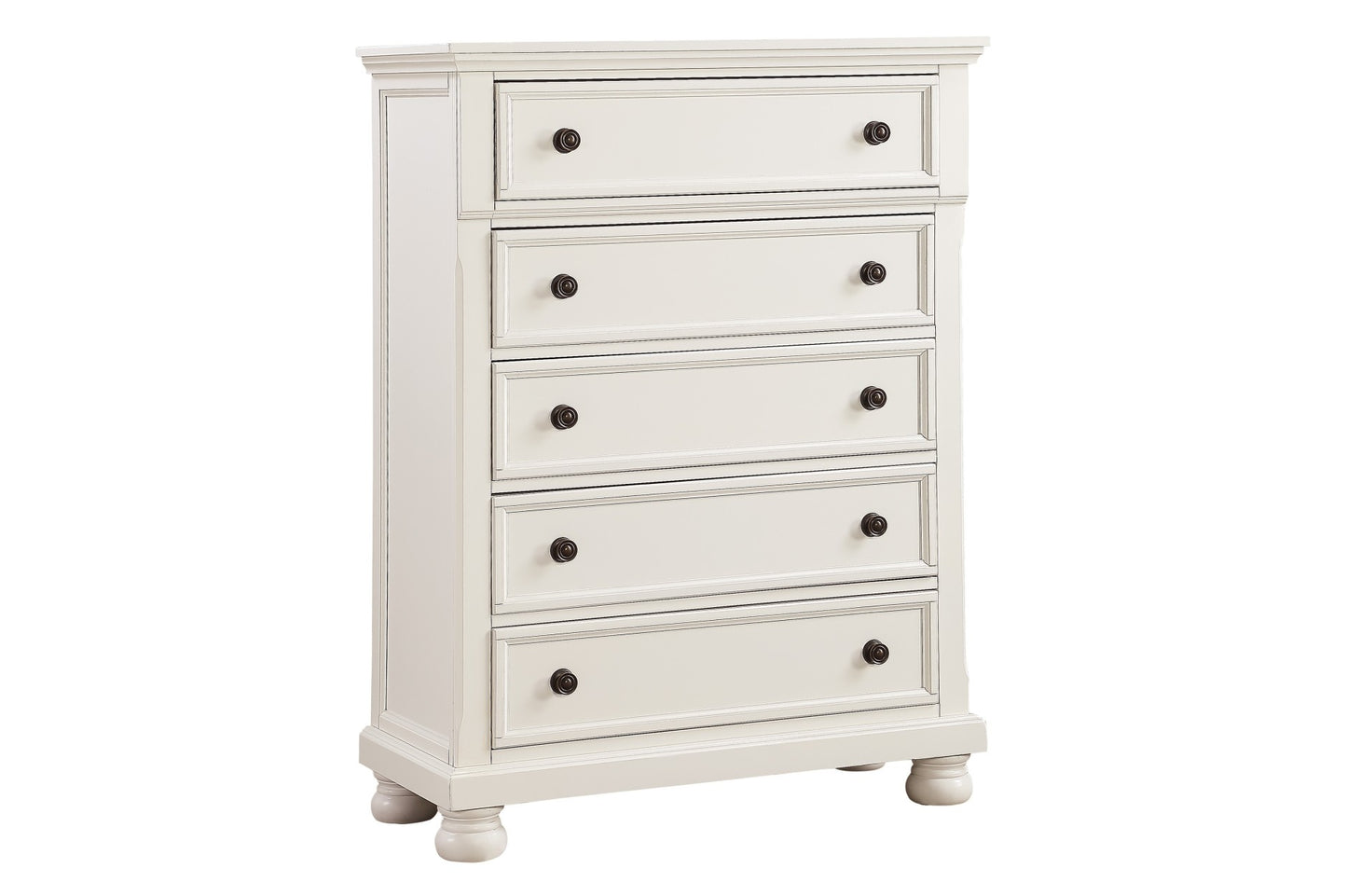 Laurelin White Storage Platform Bedroom Set 1714 - Harwin Furniture