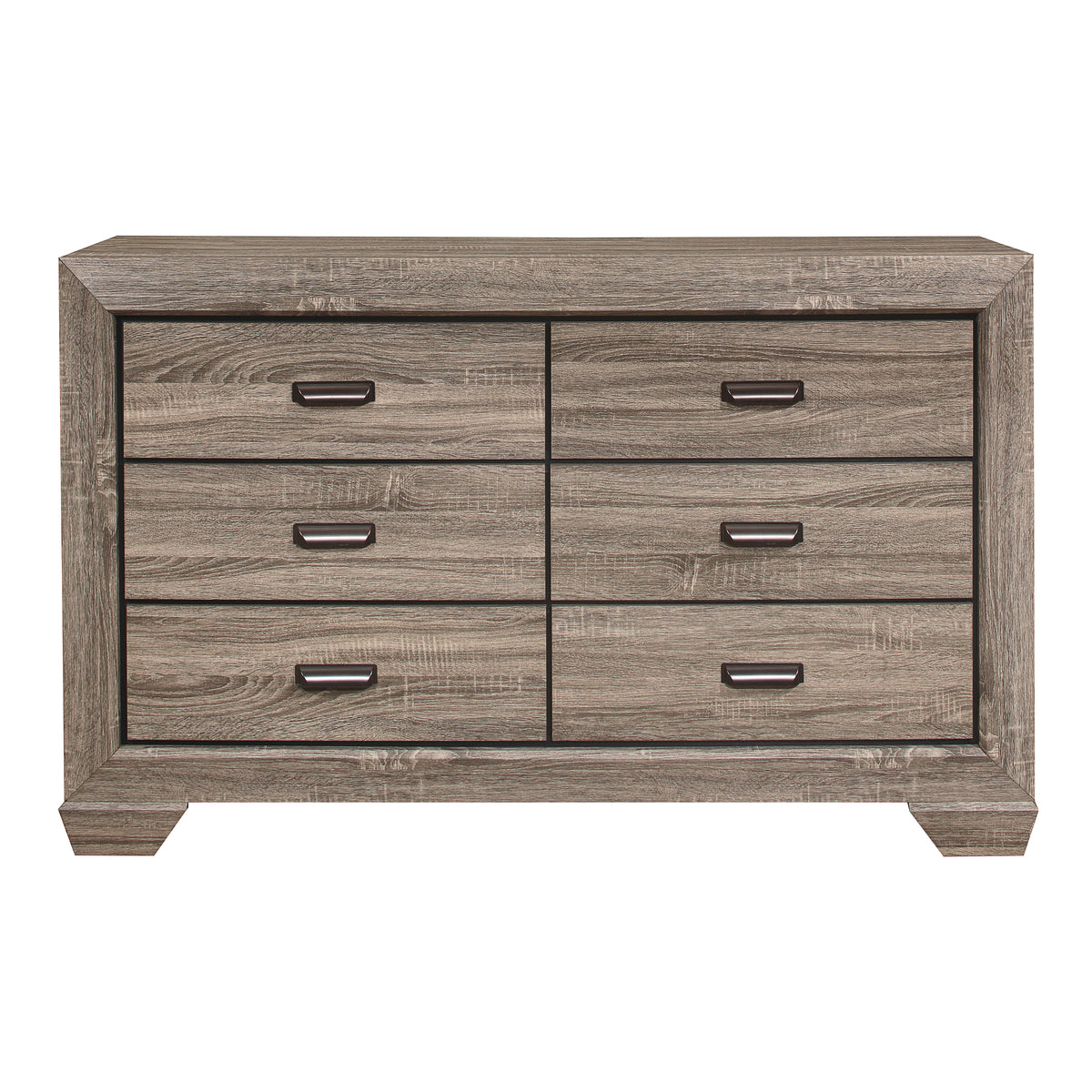 Beechnut Light Elm Panel Bedroom Set 1904 - Harwin Furniture