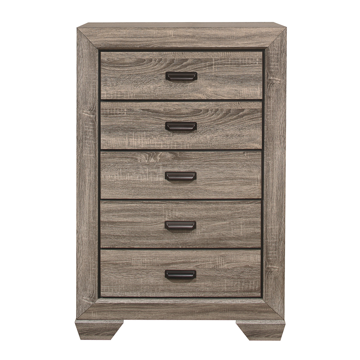 Beechnut Light Elm Panel Bedroom Set 1904 - Harwin Furniture