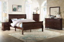 Load image into Gallery viewer, Louis Philip Cherry Sleigh Bedroom Set B3850