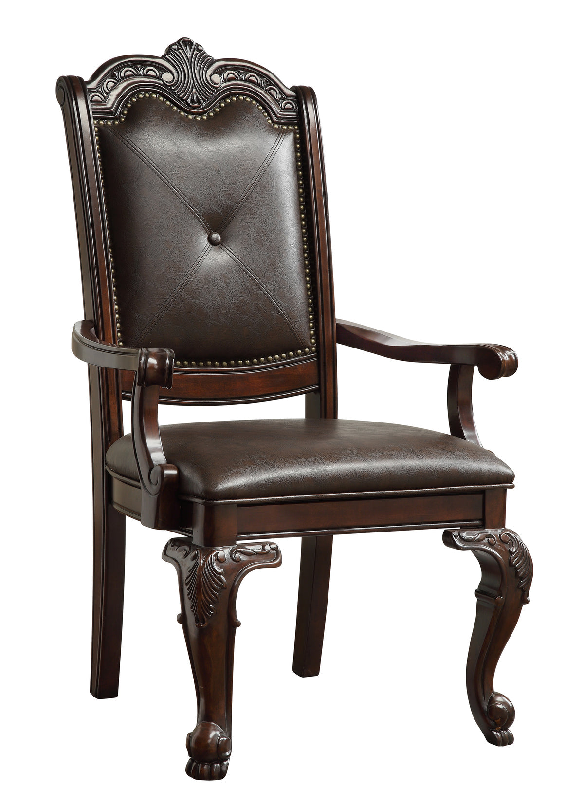 Kiera Formal Brown Extendable Dining Set | 2150