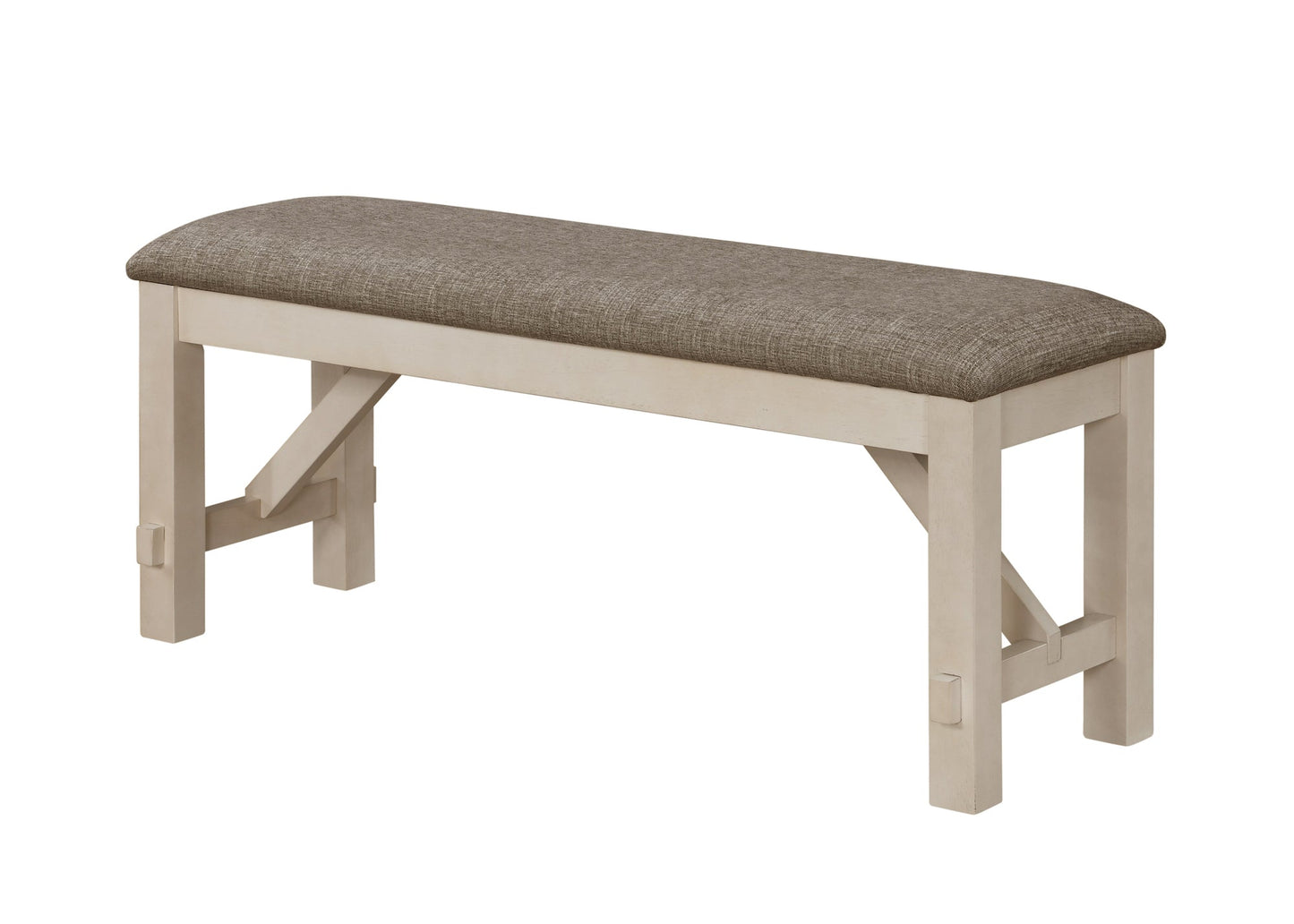 Maribelle Chalk/Gray Extendable Dining Set 2158CG