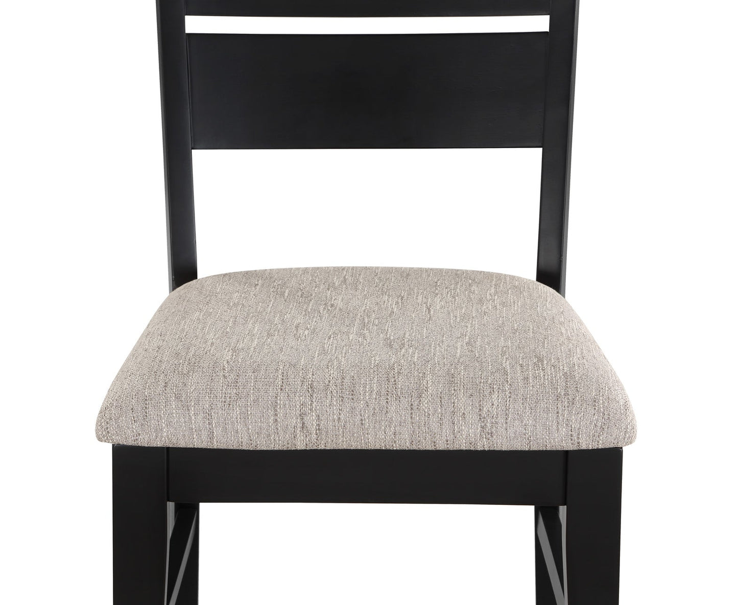 Mathis Black/Gray Round Dining Set 2212