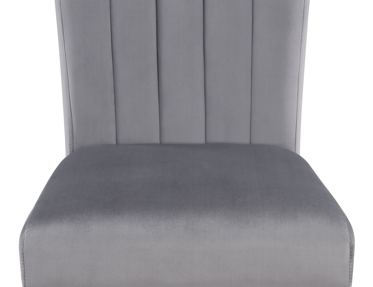 Pascal Gray/White Marble-Top Dining Set 2224