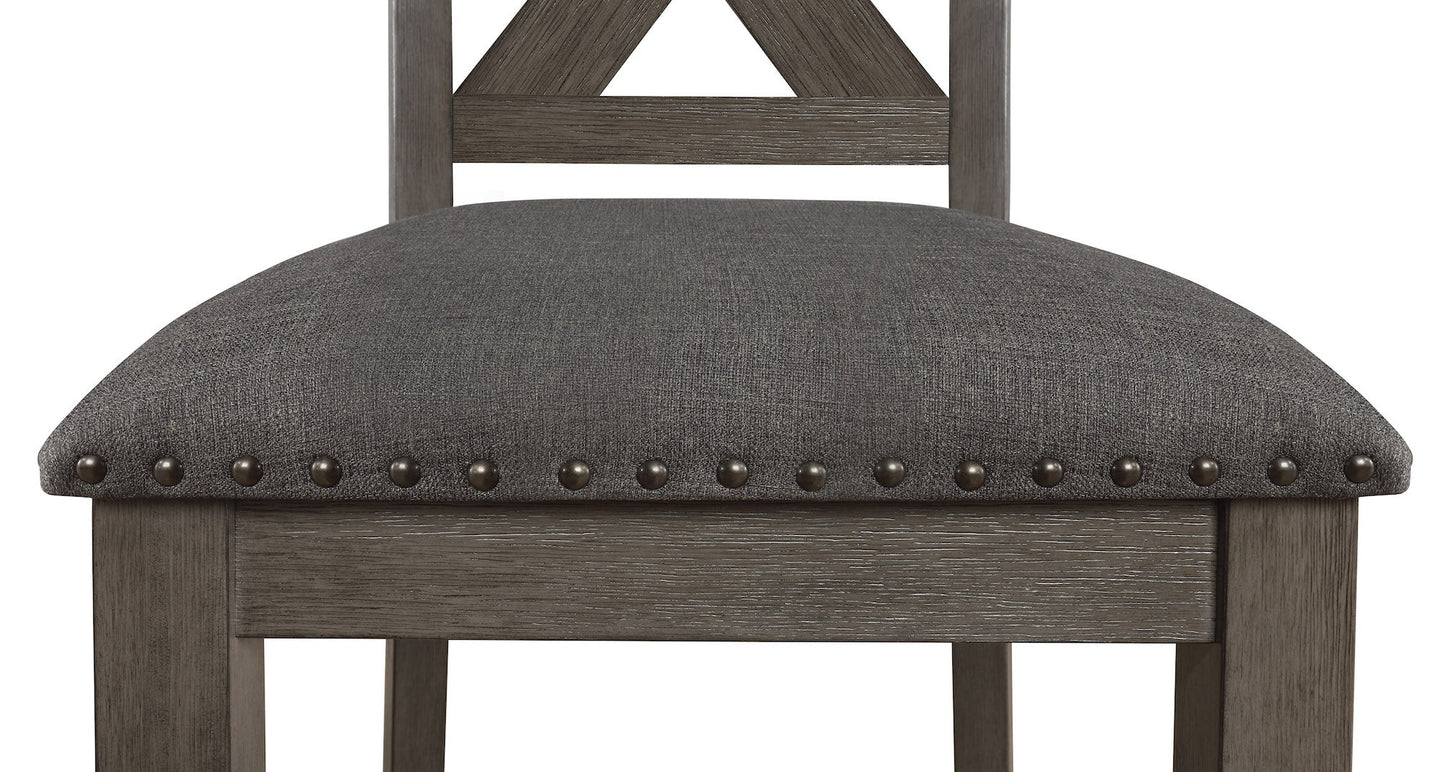 Favella Dark Gray Dining Set 2323