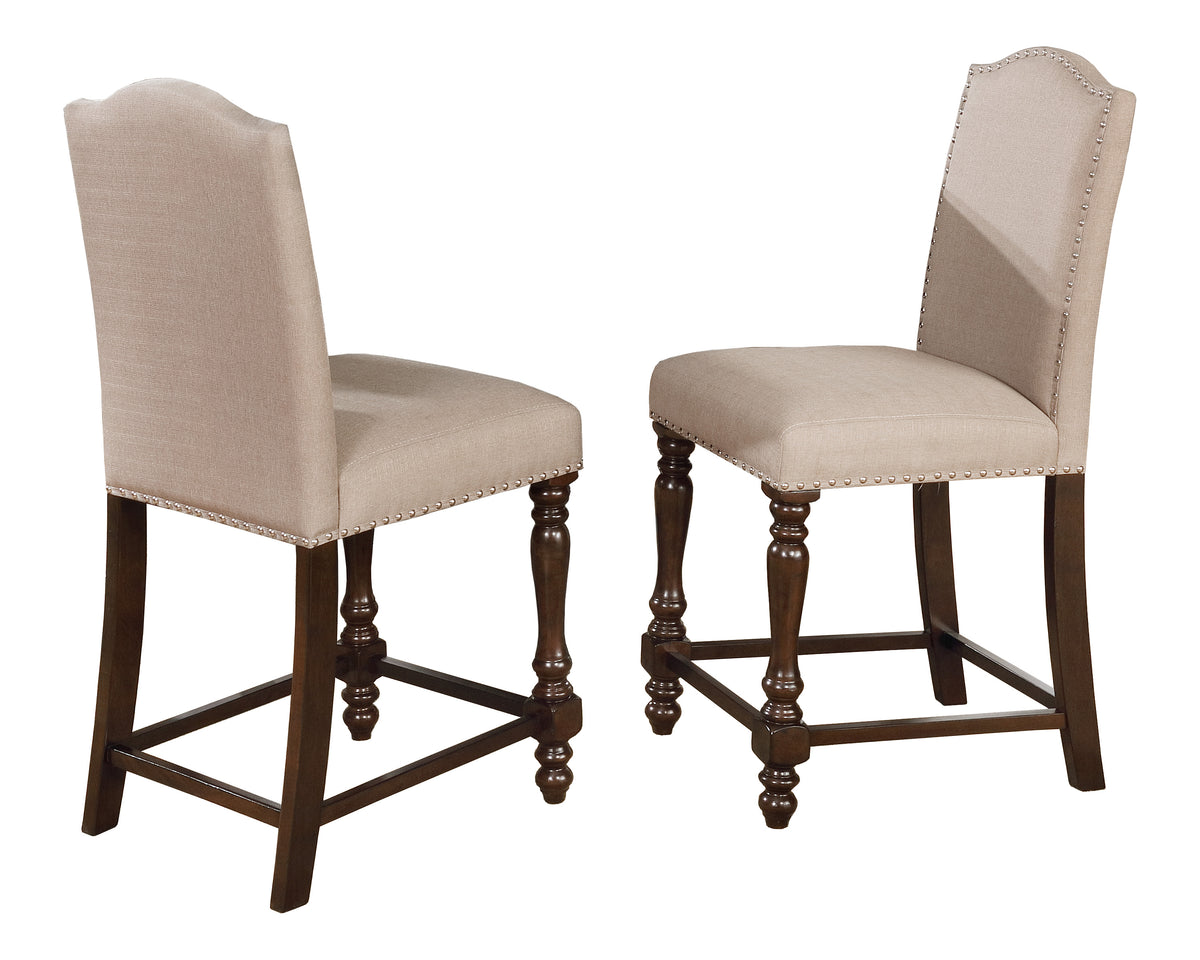 Langley Brown/Taupe Counter Height Set | 2766