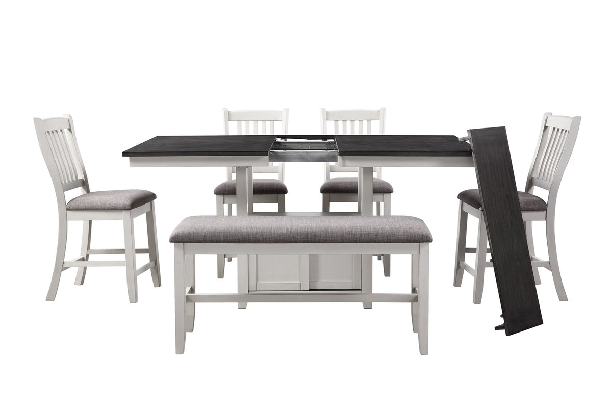 Buford Chalk Grey Counter Height Set 2773