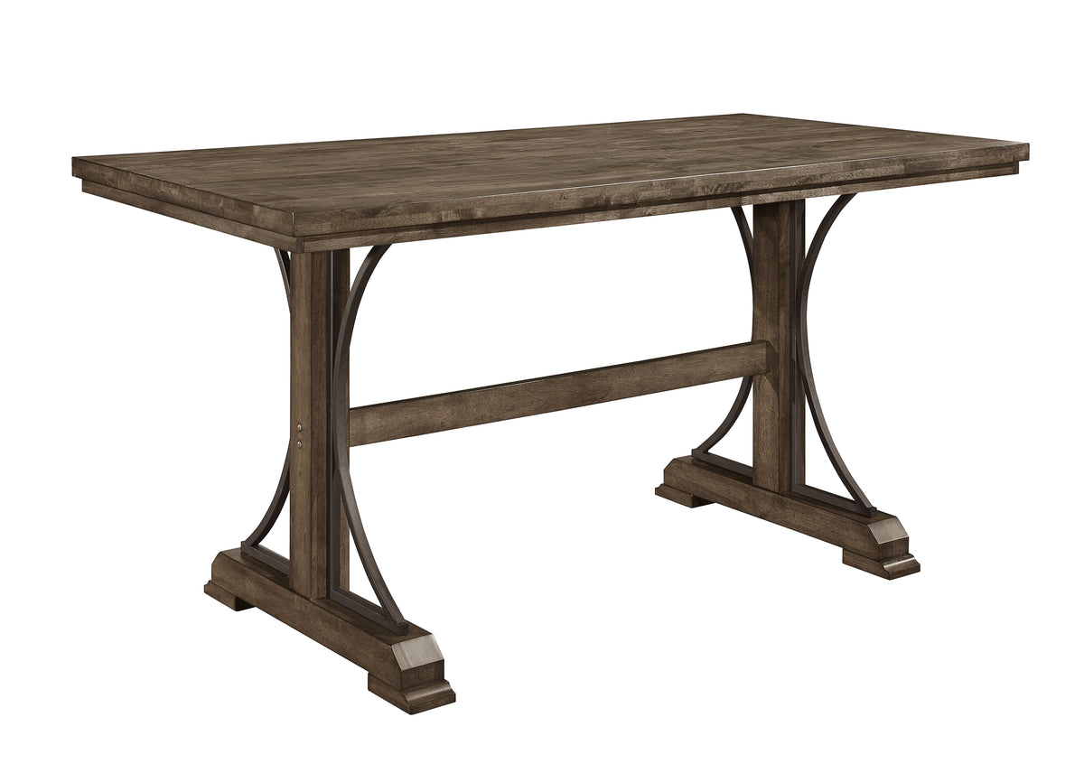 Quincy Grayish Brown Counter Height Dining Set | 2831