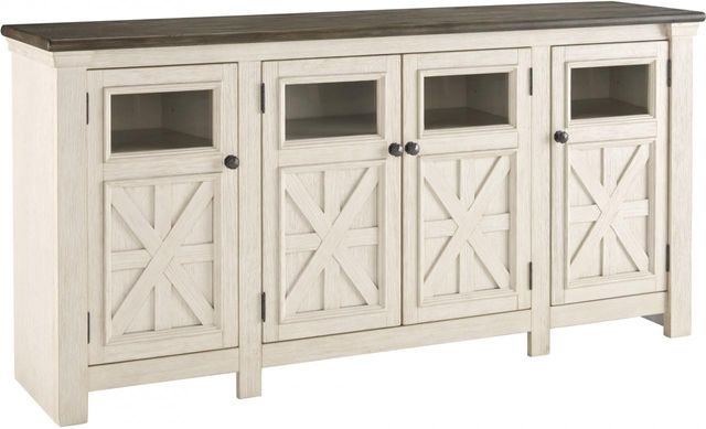 Bolanburg Two Tone Finish 74" Tv Stand W647