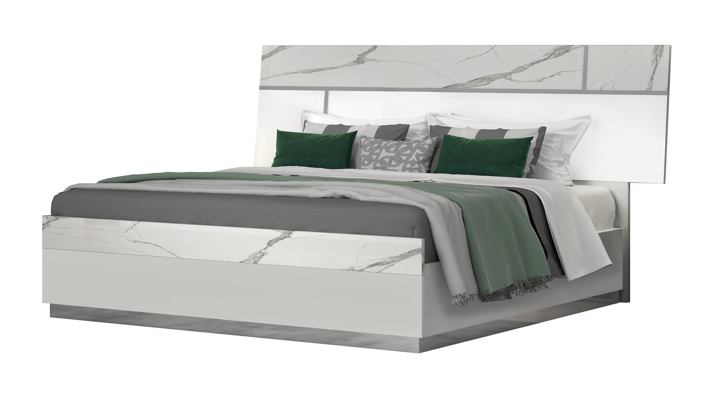 Sunset Collection White Italian Bedroom Set