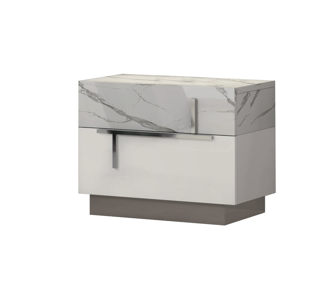 Sunset Collection White Italian Bedroom Set