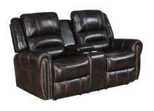 Load image into Gallery viewer, Houston II Brown 3pc Reclining Set S9001