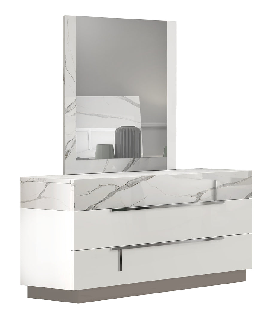 Sunset Collection White Italian Bedroom Set