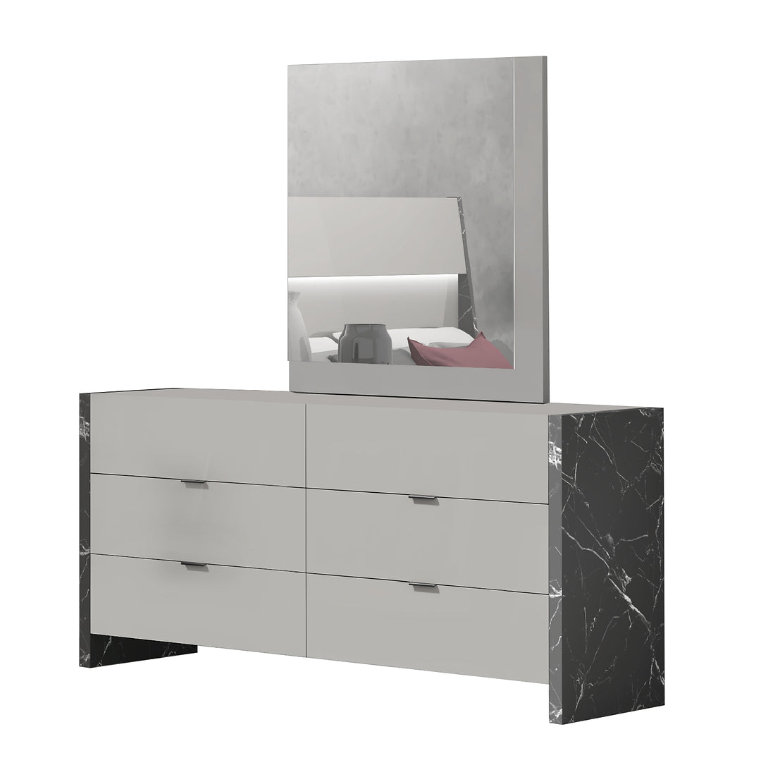 Stoneage Collection LED Italian Bedroom Set