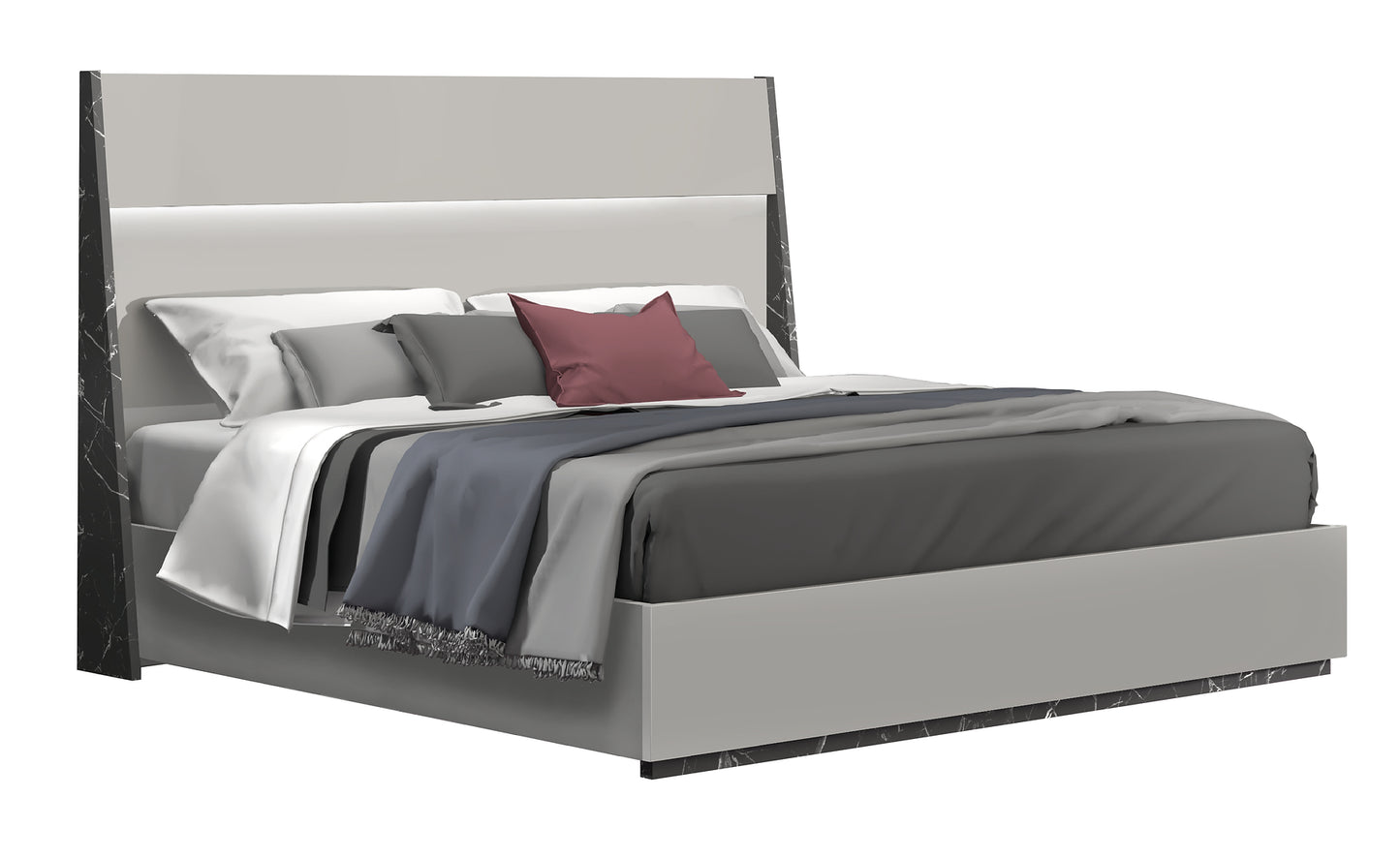 Stoneage Collection LED Italian Bedroom Set