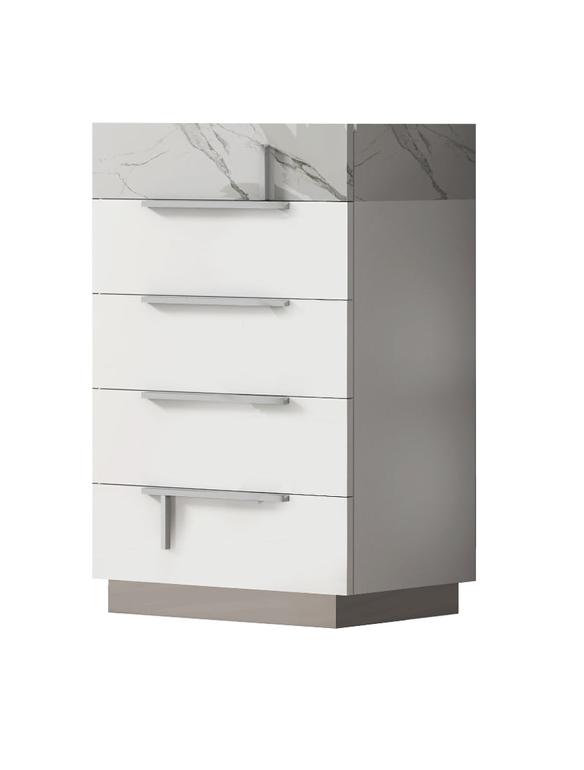 Sunset Collection White Italian Bedroom Set