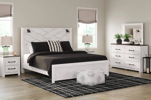 Gerridan White/Grey Panel Bedroom Set B1190