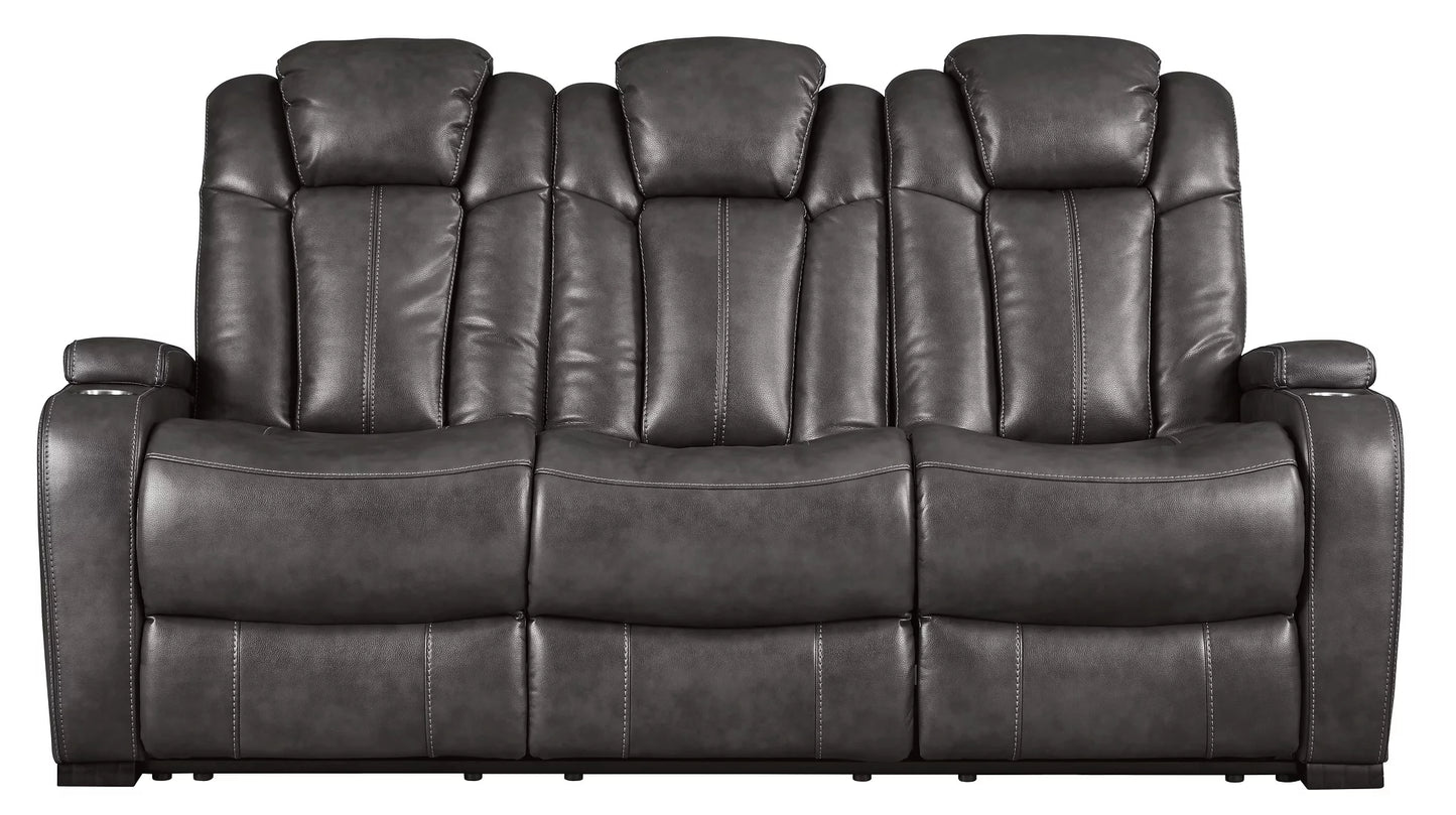Turbulance Quarry Power Reclining Sofa and Loveseat 85001