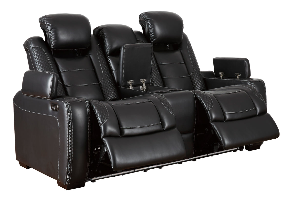 Party Time Midnight LED/POWER Reclining Sofa and Loveseat
37003