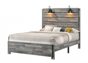 Carter Gray Platform Bedroom Set B6800
