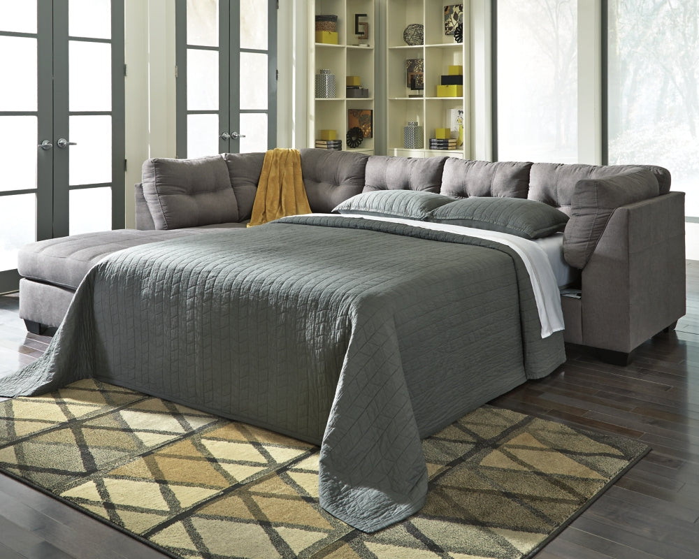 Maier Charcoal 2-Piece Sleeper Sectional | 45220