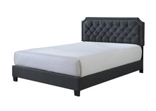 Load image into Gallery viewer, Gerri Charcoal King Upholstered Panel Bed

5090