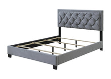 Load image into Gallery viewer, Danzy Gray King Upholstered Panel Bed 5092