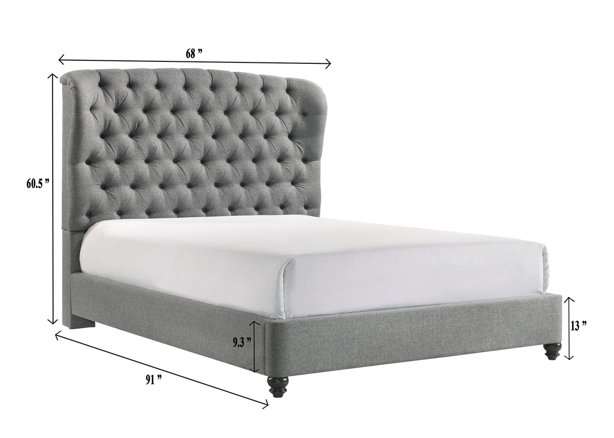 Linda King Upholstered Panel Bed
5138