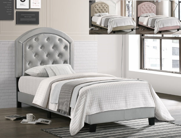 GABY FULL PLATFORM BED PINK 5269