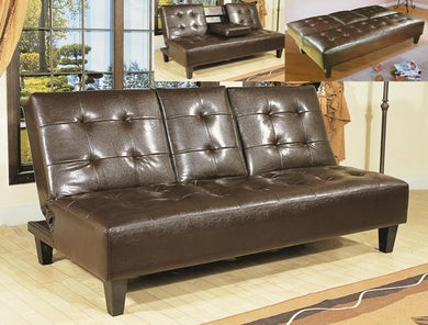 Bennett Adjustable Futon Sofa with Drop-Down Cup Holders | 5280