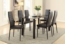Load image into Gallery viewer, Florian Black 5pc Dining Room Set 5538