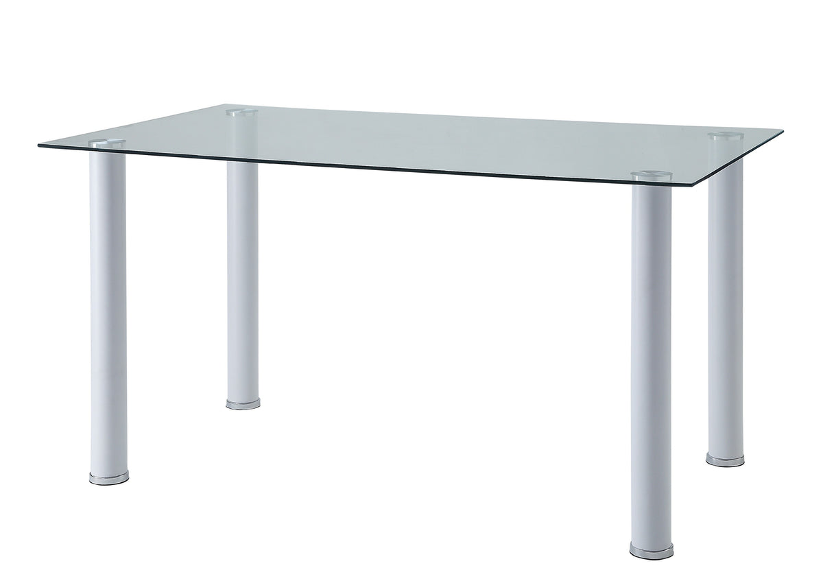 Florian White 5pc Dining Room Set 5538W