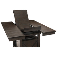 Load image into Gallery viewer, Oxton Dark Cherry/Gray Fabric Extendable Counter Height Set 5655