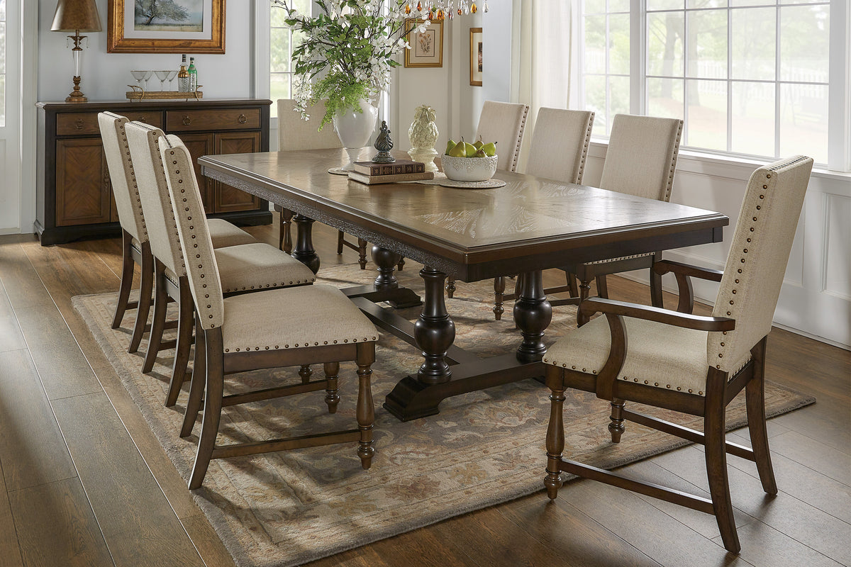 Stonington Brown Extendable Dining Set 5703