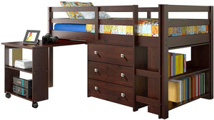 760-Twin Loft Bed (Expresso)