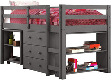Load image into Gallery viewer, 760-Twin Loft Bed (Gray)